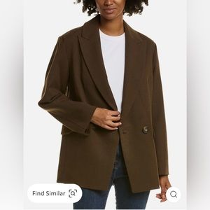 Vince wool blend blazer army green/ olive